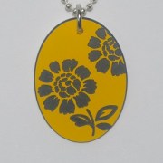 Plastic Flowers on Yellow1